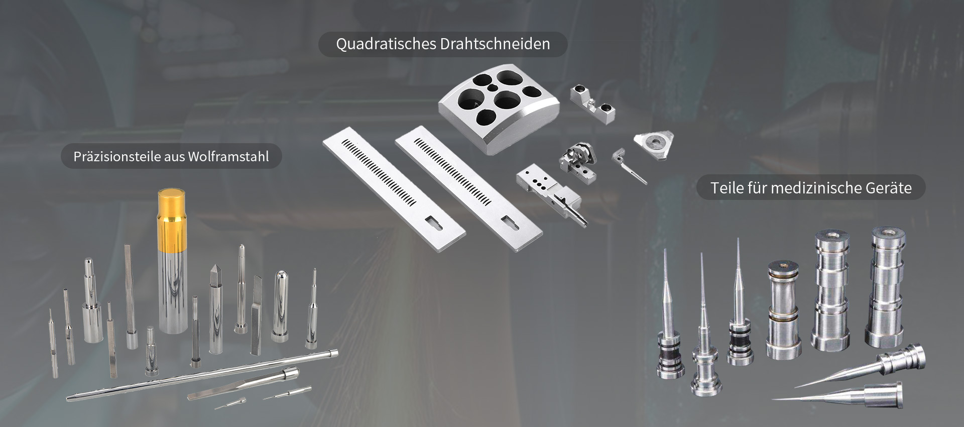 Teile für medizinische Geräte